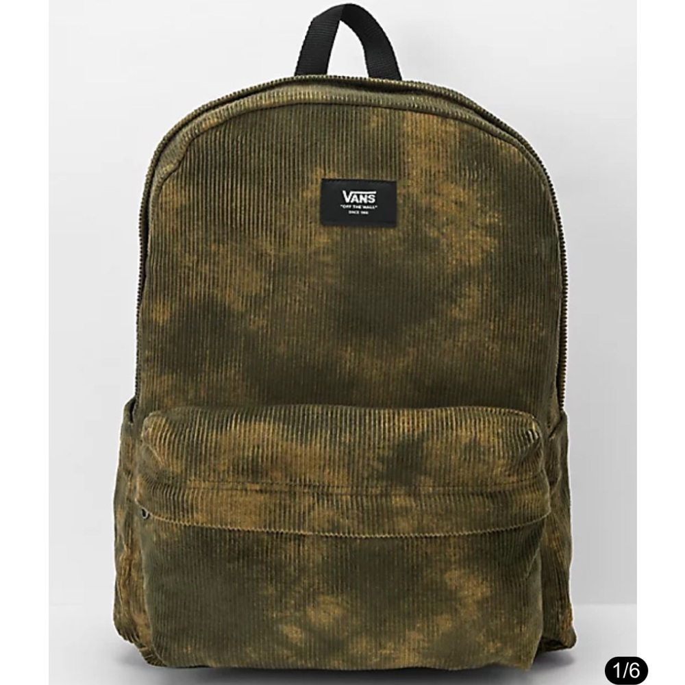 Vans Old Skool H20 Corduroy Backpack Green Olive